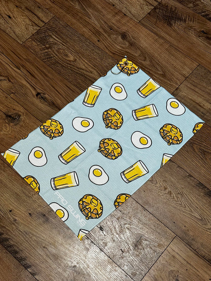 Breakfast Ball Golf Towel